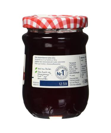 Schwartau Redcurrant Jelly 200g | Premium Fruit Juice Spread - Buy Internationally - Buy Online on SooperMarket.com