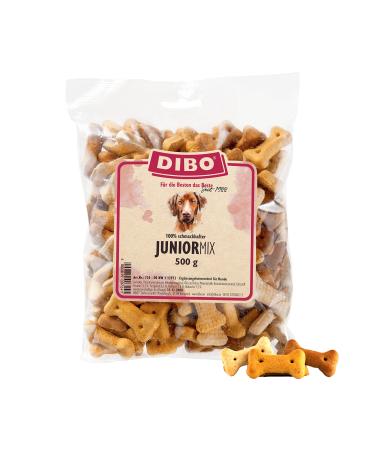Dibo junior mix 500g bag baked goods as a healthy natural diet for dogs dog food barf B.A.R.F. treat dog biscuit junior mix 500 g (1 Pack)