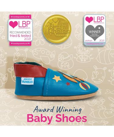 Soft Sole Leather Baby Shoes for 12-18 Months - Spaceship Design for Boys and Girls - Buy Online on SooperMarket.com