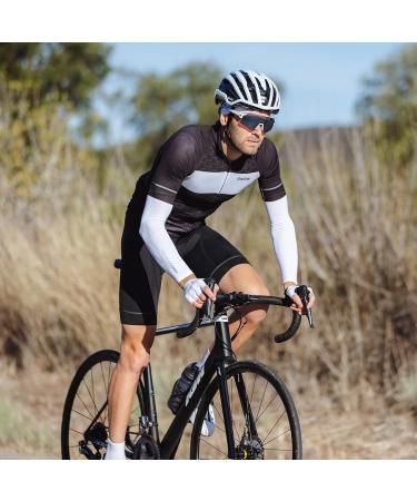 GripGrab UV Sleeves - UPF 50+ Lightweight Summer Cycling Arm Warmers for Sun Protection - Non-Slip Design - White - Buy Online on SooperMarket.com