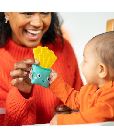 Bright Starts Side of Smiles French Fries Teether | BPA Free Crinkle Textures | Unisex 3 Months+ - Buy Online on SooperMarket.com
