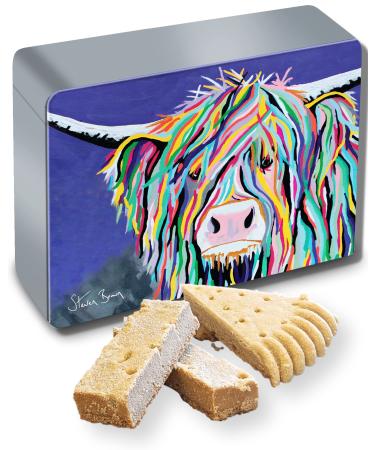 Deans Scottish All Butter Shortbread Biscuits Gift Tin - 400g Collectable Reusable Steven Brown "Kev McCoo Assortment Delicious Snack Irresistible Luxury Cookie Multipack. For Birthday or Christmas Kev McCoo 400grm Gift Tin
