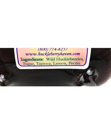 Wild Huckleberry Pie Filling from Huckleberry Haven Mountain cannery of Wild Berry Delicacies 20oz - Buy Online on SooperMarket.com