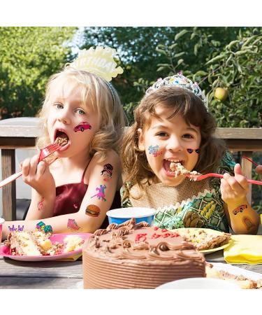 50s Temporary Tattoos (96PCS) - Birthday Party Decorations & Favors for Fans | Women, Men, Boys, Girls | School Prizes & Gifts - Buy Online on SooperMarket.com