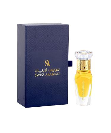 Swiss Arabian Mukhalat Dhahabi For Unisex - Luxury Products From Dubai - Long Lasting Perfume Oil - A Seductive Exceptionally Made Signature Fragrance - The Luxurious Scent Of Arabia - 0.4 Oz - Buy Online on SooperMarket.com