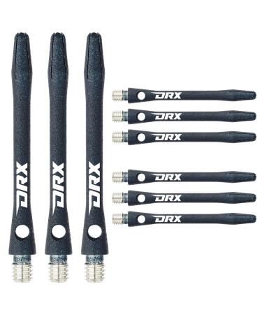 Red Dragon Coated Aluminium Shafts & Red Dragon Checkout Card Black Medium