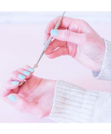 Malva Belle Stainless Steel Cuticle Pusher & Spoon Nail Cleaner - Professional Cuticle Remover and Trimmer for Manicure and Pedicure - Fingernail and Toenail Care Tool - Buy Online on SooperMarket.com