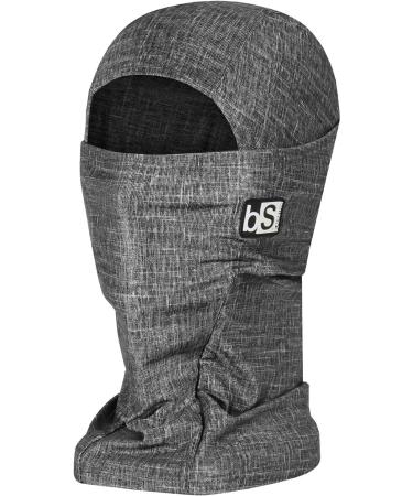 BLACKSTRAP Hood Balaclava Face Mask for Men and Women - Tweed Black