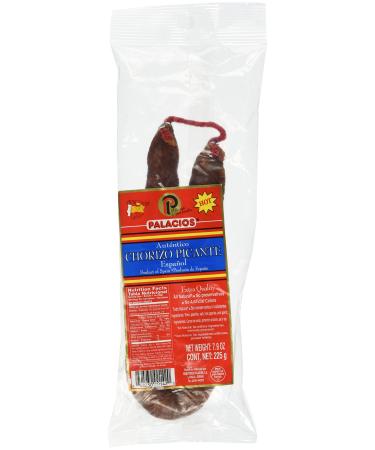 Palacios Spanish Hot Picante Chorizo 7.9 Ounce.