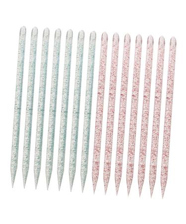 IWOWHERO 200pcs cleaning stick nail design brush manicure Nail Art Dotting Pen Nail Pen Multifunction double head crystal auxiliary tool decorate Manicure Accessory nail