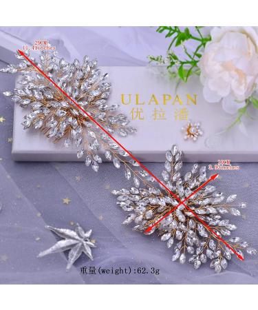 Azaleas Silver Wedding Hair Comb | Bridal Rhinestone Headband & Crystal Hair Accessories for Bridesmaids - Buy Online on SooperMarket.com