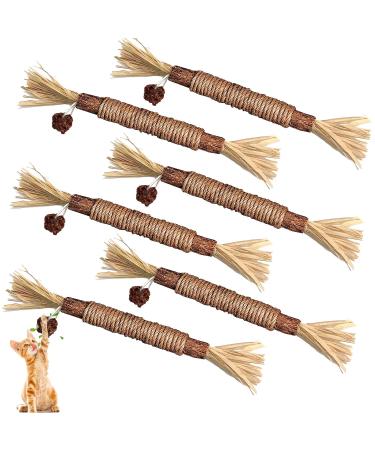 Cats mint sticks 6PCs cat sticks for tooth cleaning caust sticks for cats catnint sticks organic cat dental toys kaust sticks set cat sticks cat chewing toy toys for cats