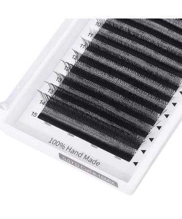 4D Volume Easy Fan W-Shaped Lash Extensions - 0.07D Curl 8-15mm | W4D-0.07D/8-15Mix - Buy Online on SooperMarket.com