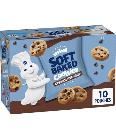 Pillsbury Chocolate Chip Mini Soft Baked Cookies - 10 Count