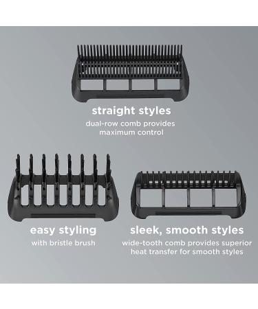 INFINITIPRO BY CONAIR 1875 Watt 3-in-1 Ceramic Styler with Attachments - Dual-Row Comb, Bristle Brush, Detangling Comb - Buy Online on SooperMarket.com