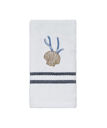Avanti Linens - Fingertip Towel, Soft & Absorbent Cotton Towel (Blue Lagoon Collection)