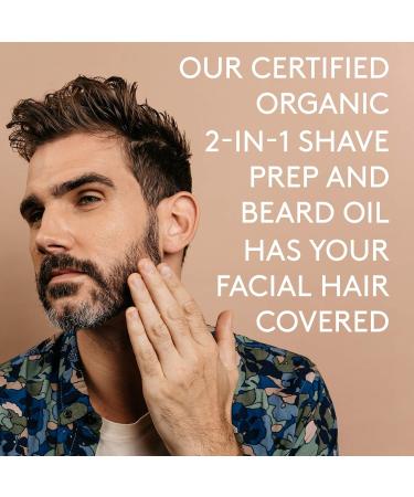 Barrel and Oak Organic Pre-Shave & Beard Oil | 2-in-1 Essential Oil for Men | Vegan Cedar & Bergamot | Nourishing Facial Hair Care - Buy Online on SooperMarket.com