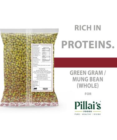 Pillai's Green Gram/Mung Bean (Whole) - 250 grams - Buy Online on SooperMarket.com