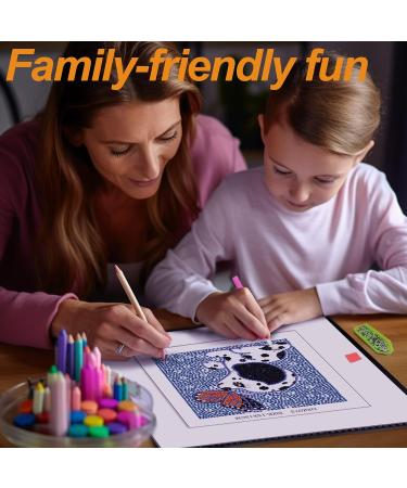 HUBENDMC 9 Pack 5D Diamond Painting Kits for Kids - Cute Full Drill DIY Gem Arts and Crafts - Ages 8-12 - Diamond Dots Home Wall Decor 6X6 inch - Buy Online on SooperMarket.com
