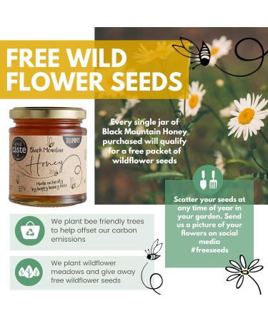 Black Mountain Honey - Welsh Single Origin Soft Set Heather Honey (227g) - Buy Online on SooperMarket.com