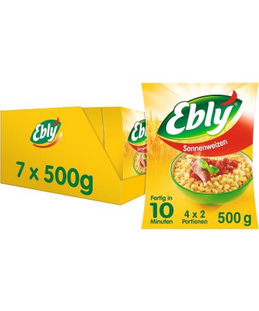 Ebly Sun Wheat 10-minutes loose pack of 7 (7 x 500g) 500 g (pack of 7)