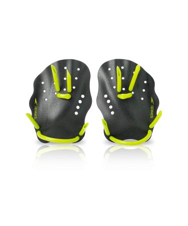 Speedo unisex adult Training Nemesis Contour swimming hand paddles, Multicolor, Large US