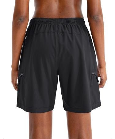 SANTINY Women's Quick Dry Hiking Cargo Shorts - Black, X-Large - Buy Online on SooperMarket.com