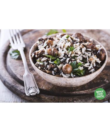 Wholefood Earth Organic Wild Rice 3kg - GMO Free, EcoSocial, Vegan - Raw, Fiber & Protein Rich - Buy Online on SooperMarket.com
