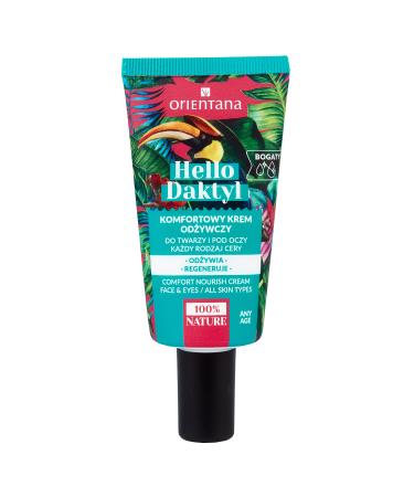 Orientana - Natural Nourishing Face Cream Hello Dactyl | Date Extract | Natural Vegan | Rich Texture | Nourishes Moisturises and Regenerates Every Skin Type - 40ml DATE & CENTELLA ASIATICA