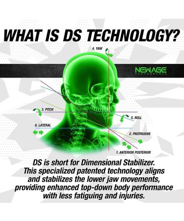 New Age Performance 6DS Sports Mouthpiece - Jaw Stabilizer for Weightlifting & Non-Contact Sports (Black) - Buy Online on SooperMarket.com