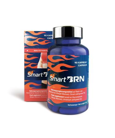 Smart Brn.90 vegan capsules for faster BRN advantages.Natural wording safe with long -lasting effect.With glucomannan and chrome.(Vegan pills)