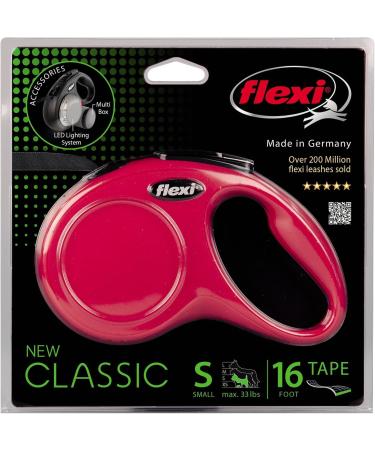 Buy Flexi Retractable Dog Leash 4.6m Small Red - Best for Small Dogs | International Shipping Available - Buy Online on SooperMarket.com