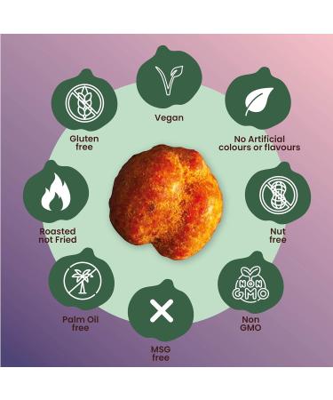 Peng Roasted Chickpeas Snack (110g) - Spicy Chilli Nacho Flavor | Healthy Plant-Based Protein Snack - Buy Online on SooperMarket.com