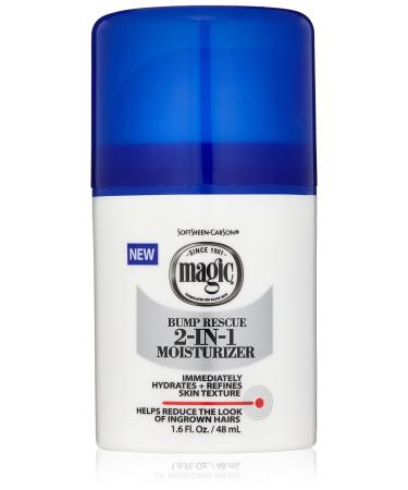 SoftSheen-Carson Magic Shave Bump Rescue 2-in-1 Moisturizer Face Moisturizer Reduces the look of Bumps and Ingrown Hair Formulated for Black Men with Zinc and Allantoin 1.6 Fluid Ounce
