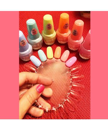 Honbay 20PCS Plastic False Nail Swatches Wheels - Manicure Nail Art Color Display Wheel - Buy Online on SooperMarket.com