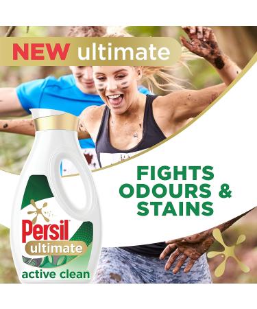 Persil Ultimate Active Clean Laundry Washing Liquid Detergent fights odours and stains for 14 days of freshness 52 Washes 1.404 L Fresh 1.4 l (Pack of 1) - Buy Online on SooperMarket.com