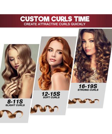 MIUOPUR Automatic Ceramic Ionic Hair Curling Iron with Anti-Stuck Technology - Buy Online on SooperMarket.com