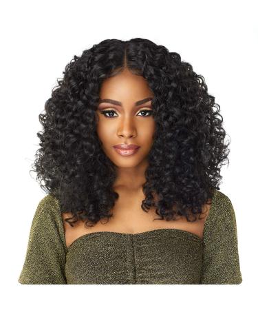 Sensationnel Butta Lace Front Wig - Natural Pre-Plucked Hairline Hand-tied HD Transparent Lace 5 Inch Deep Part with Babyhair - BUTTA Unit 5 (1B)