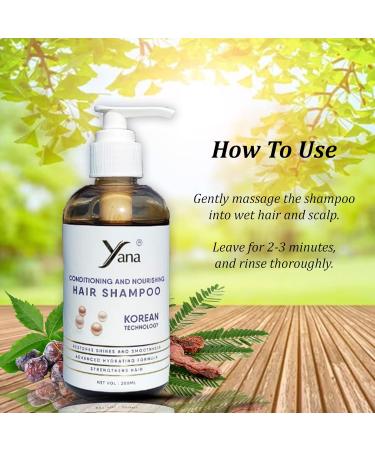 Yana 2-in-1 Shampoo & Conditioner for Men & Women - Color Treated Hair Rosemary & Argan Oil Hydrating & Nourishing 6.76 Fl Oz | International Shipping - Buy Online on SooperMarket.com