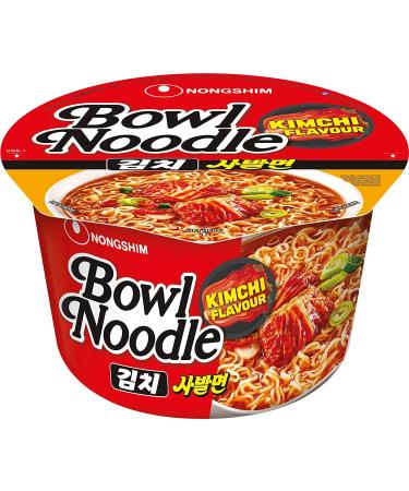Nongshim Instant Noodles Kimchi Bowl Noodle Soup 100G x 12 Bowls
