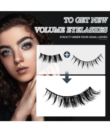 Shop Half Lashes: 14 Pairs Natural Cat Eye False Eyelashes - Handmade Soft Faux Mink & Clear Band - Buy Online on SooperMarket.com