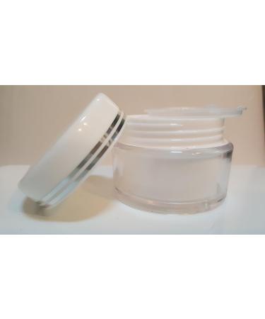 10 Pack 30ml Double Layer Plastic Cosmetic Jars - Empty Containers for Beauty & Health with Screw Lid - Perfect for Travel & DIY - Buy Online on SooperMarket.com