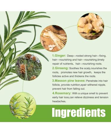 Rosemary Hair Oil(60ml) Rosemary Oil for Hair Growth Diluted Rosemary Essential Oils for Hair Loss & Skin Care Strengthens Hair Nourishes Scalp Hair Loss Improve Oil for Women and Men - Buy Online on SooperMarket.com