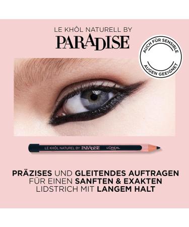 L'Or al Paris Kajal 107 Deep Sea Blue - Long-Lasting Smudge-Proof Eye Kh l - 1.2g Paradise Le Kh l Naturell - Buy Online on SooperMarket.com