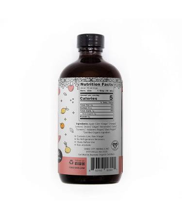 Shire City Herbals Fire Cider Tonic 8 oz - Organic Apple Cider Vinegar Shot - Paleo, Keto, Whole 30 Compliant - Buy Online on SooperMarket.com