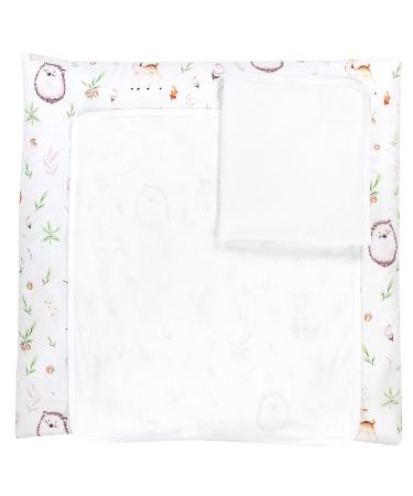 TupTam Baby Changing Mat incl. 2 terry cloth covers ANK019 Color: Clearing/Deer Size: 70 x 50 cm Clearing / Deer 70 x 50 cm