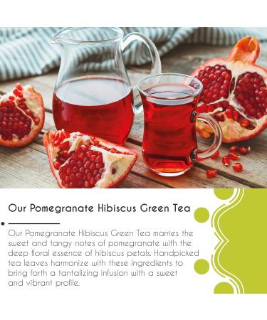 Thames Tea: Premium Flavoured Loose Leaf Fruit & Herbal Tea - Tubebox (Pomegranate Hibiscus Green Tea) - Buy Online on SooperMarket.com