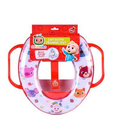 Sunny Days Entertainment CoComelon Soft Potty Training Seat, Red