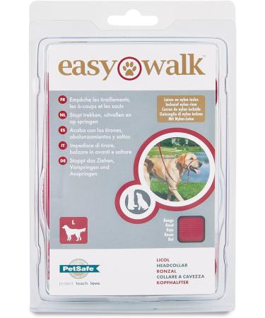 Meta Title: PetSafe Easy Walk Head Collar Red - Adjustable Training Solution - Buy Online on SooperMarket.com