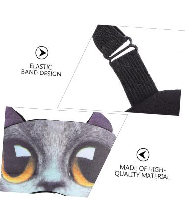 Healeved 4 Pcs Blindfold Ice Pack Silk Eye Mask Set for Sleep | Animal Print Plush Travel Masks | Snap Covers for Work and Travel - Buy Online on SooperMarket.com